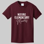 Youth Maroon T-Shirt - Moore Thumbnail