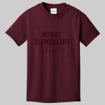 Youth Maroon T-Shirt - Moore Thumbnail