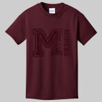Youth Maroon T-Shirt - Moore Thumbnail