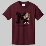 Youth Maroon T-Shirt - Moore Thumbnail