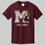 Youth Maroon T-Shirt - Moore Thumbnail
