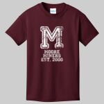 Youth Maroon T-Shirt - Moore Thumbnail