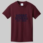 Youth Maroon T-Shirt - Moore Thumbnail