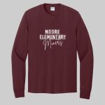 Adult Maroon Long Sleeve Shirt - Moore Thumbnail