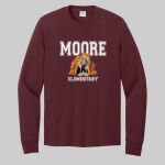 Adult Maroon Long Sleeve Shirt - Moore Thumbnail