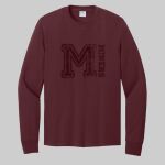 Adult Maroon Long Sleeve Shirt - Moore Thumbnail