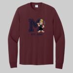 Adult Maroon Long Sleeve Shirt - Moore Thumbnail