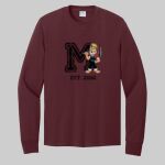 Adult Maroon Long Sleeve Shirt - Moore Thumbnail