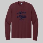 Adult Maroon Long Sleeve Shirt - Moore Thumbnail